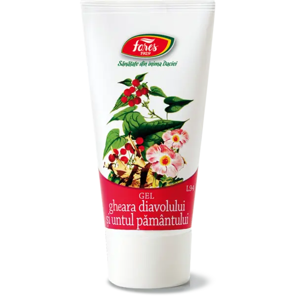 Gel Gheara Diavolului si Untul Pamantului, 50ml, Fares