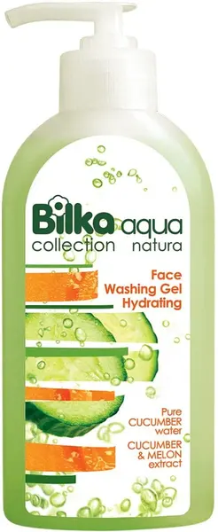 Gel hidratant pentru curățarea feței Bilka Aqua Natura, 200 ml
