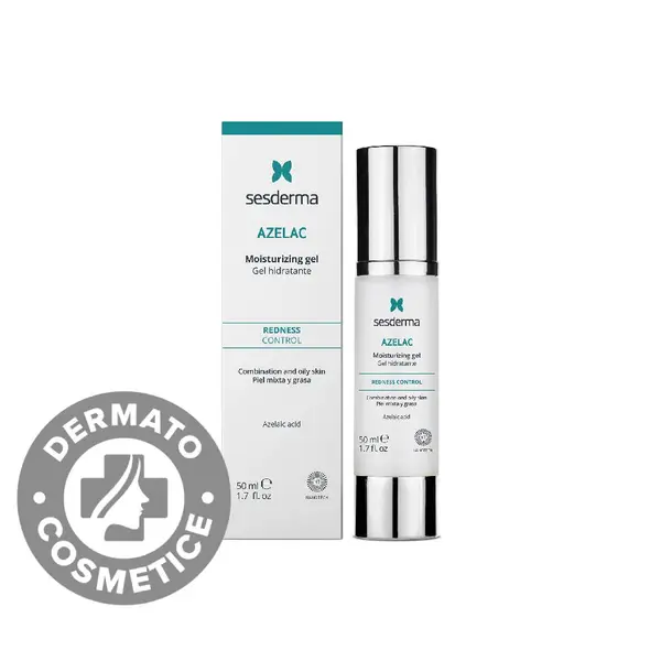 Gel hidratant pentru ten mixt si gras Azelac, 50ml, Sesderma