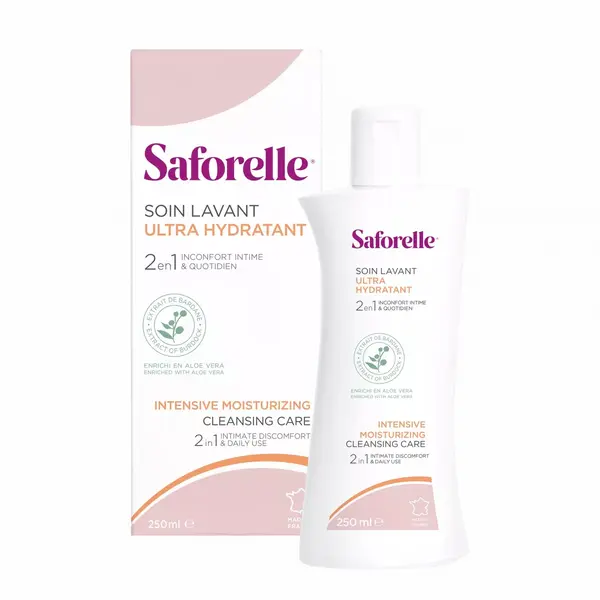 Gel igiena intima si corporala ultrahidratant Saforelle, 250 ml