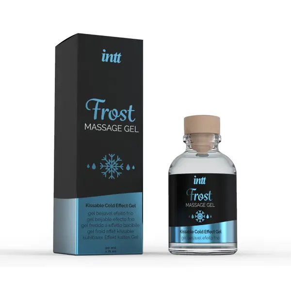 Gel INTT – Frost Massage Gel, pentru masaj erotic, sex oral, excitare intensă, cu efect de răcire, 30 ml