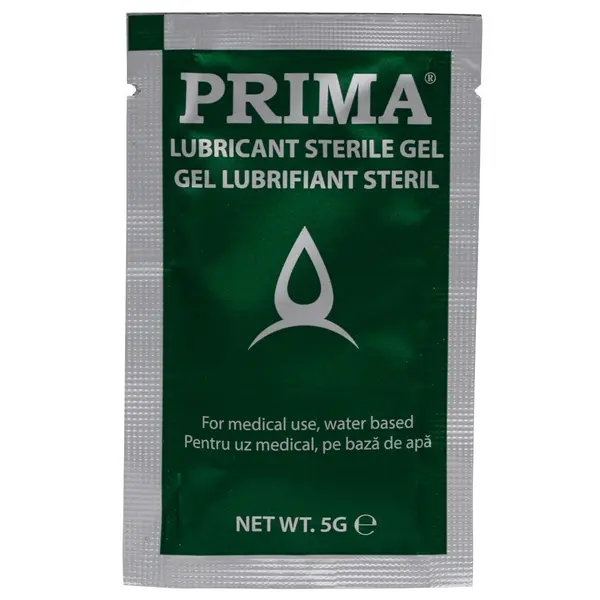 Gel lubrifiant steril PRIMA, pentru uz medical, 5g, 100 bucati