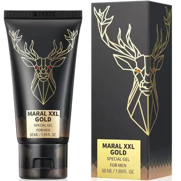 Gel Maral Gel – XXL Gold pentru mărirea penisului și îmbunătățirea performanțelor sexuale, 50 ml