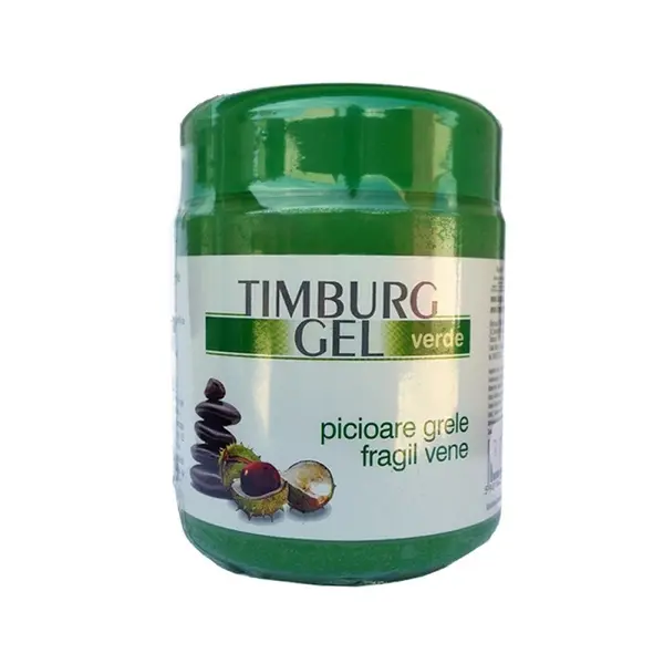 Gel Masaj Timburg Picioare Grele, Verde 500 ml