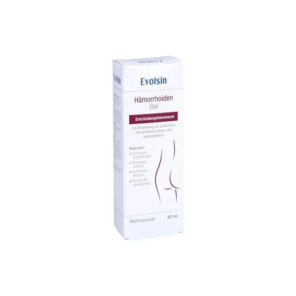 Gel Medicinal, Evolsin, Reduce Inflamatia si Mancarimea asociate cu Hemoroizi sau Afectiuni Anorectale, 40ml
