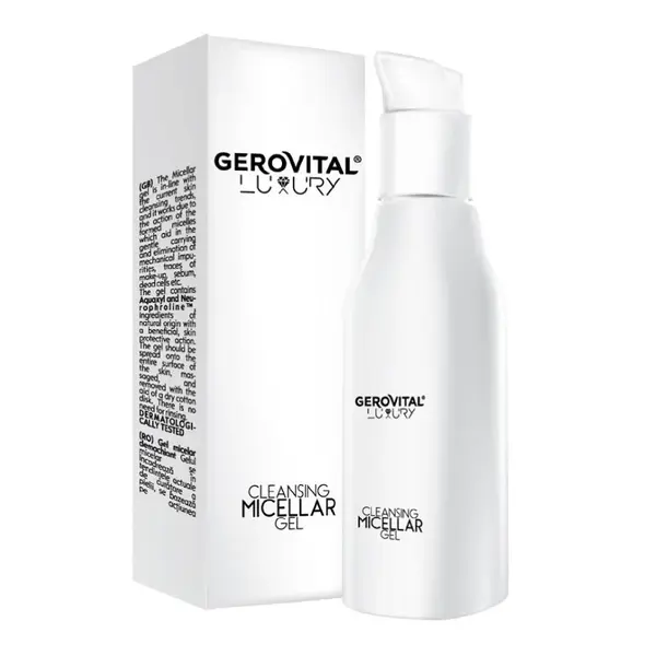 Gel micelar demachiant Luxury, 100 ml, Gerovital