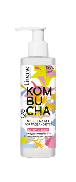 Gel micelar Eco Kombucha, 190ml, Lirene
