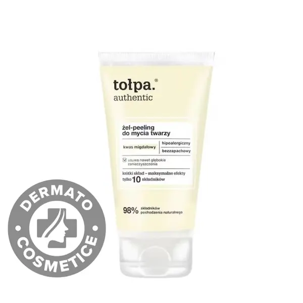 Gel peeling pentru curatarea fetei Authentic, 150ml, Tolpa