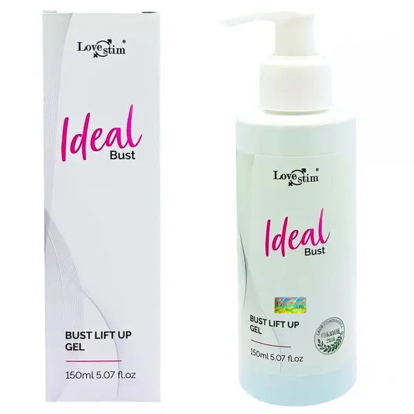Gel pentru bust LOVESTIM – Ideal Bust, efect de fermitate, lifting și volum pentru sâni, 150 ml
