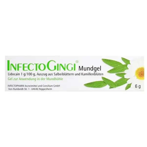 Gel pentru Cavitatea Bucala, Infectogingi, Mundagel, Impotriva Inflamatiilor si Ranilor Mucoasei Bucale, 6gr