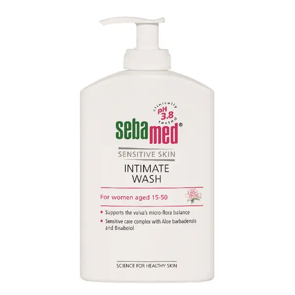 Gel pentru igiena intima cu ph 3.8 Sensitive Skin, 400 ml, Sebamed
