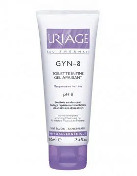 Gel pentru igiena intima cu pH8 GYN-8, 100 ml, Uriage