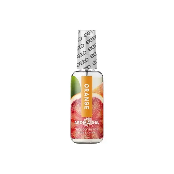 Gel pentru sex oral EGZO Orange Aroma Gel, pe bază de apă, cu aromă de portocală, 50 ml