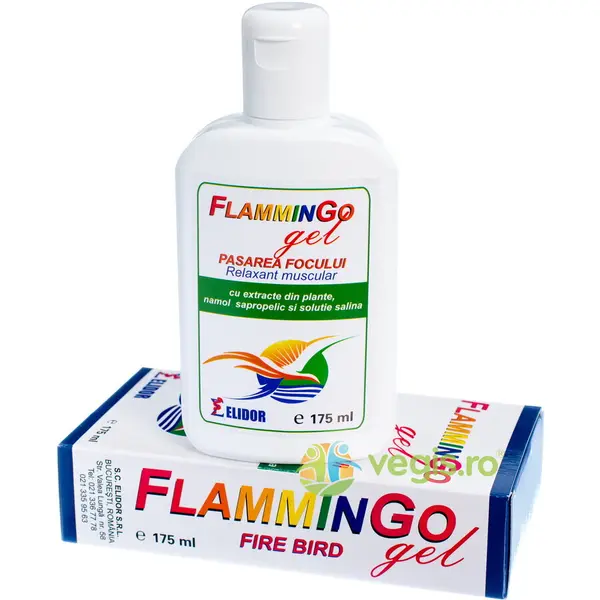 Gel Relaxant Muscular cu Extracte din Plante (Flammingo - Pasarea Focului) 175ml