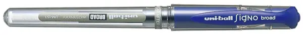 Gel roller Uniball Signo Broad – Albastru, 1.0 mm