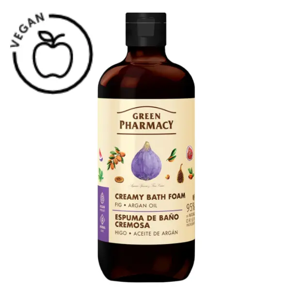 Gel - spuma de baie Smochine si Ulei de Argan, Green Pharmacy | 500 ml