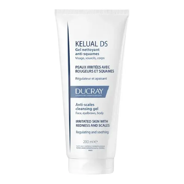 Gel spumant anti-scuame Kelual DS, 200 ml, Ducray