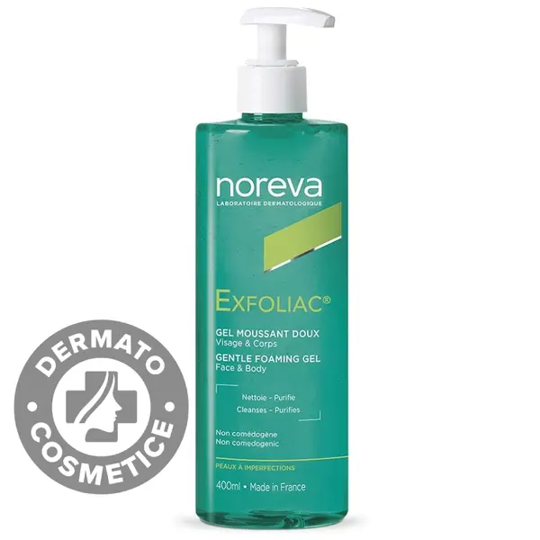 Gel spumant Exfoliac, 400ml, Noreva