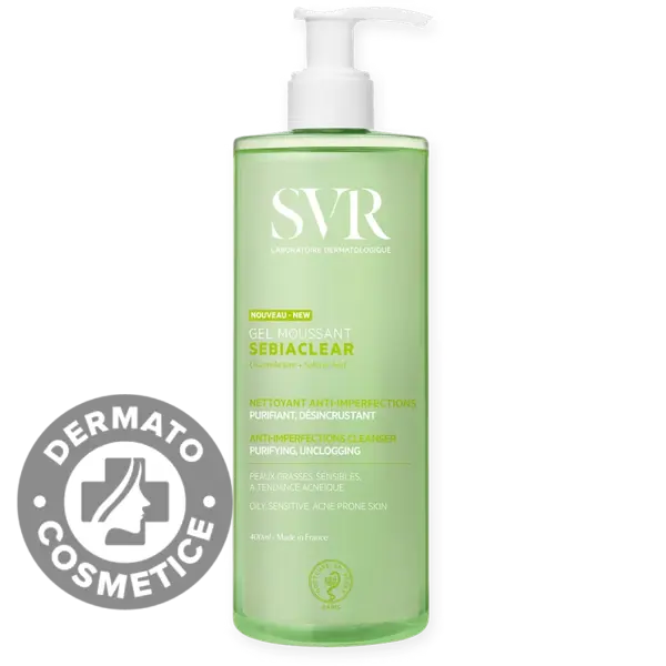 Gel spumant Sebiaclear, 400ml, SVR