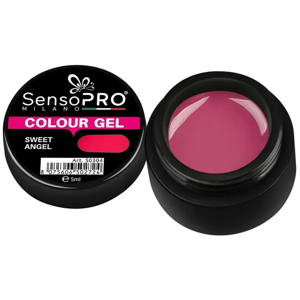 Gel UV Colorat Sweet Angel 5ml, SensoPRO Milano