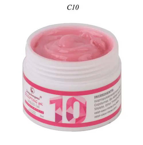 Gel UV Construcție FSM 15ml #10 – Gel Cover Roz Intens Autonivelant pentru Extensii