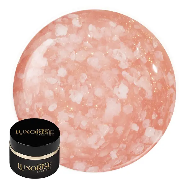 Gel UV Constructie Unghii RevoFlex Blooming Grace LUXORISE 15ml, Vintage Petal