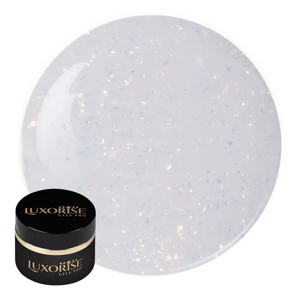 Gel UV Constructie Unghii RevoFlex LUXORISE 15ml, Angelic Glimmer