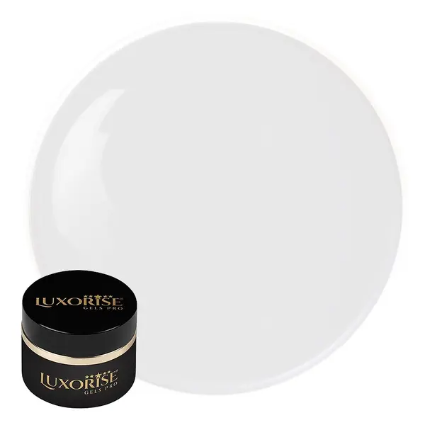 Gel UV Constructie Unghii RevoFlex LUXORISE 15ml, Milky White