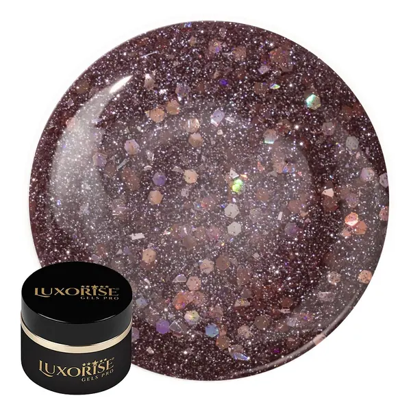 Gel UV Constructie Unghii RevoFlex LUXORISE 30ml, Glowing Elite