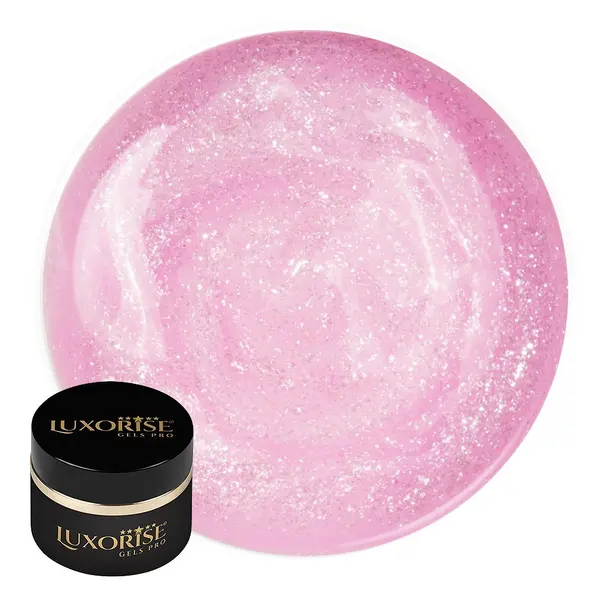 Gel UV Constructie Unghii RevoFlex LUXORISE 30ml, Nebula Rose