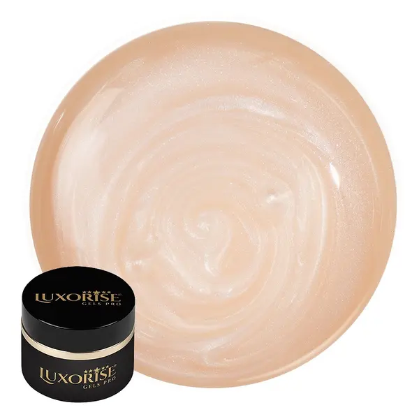 Gel UV Constructie Unghii RevoFlex Royal Pearls LUXORISE 15ml, Ivory Veil