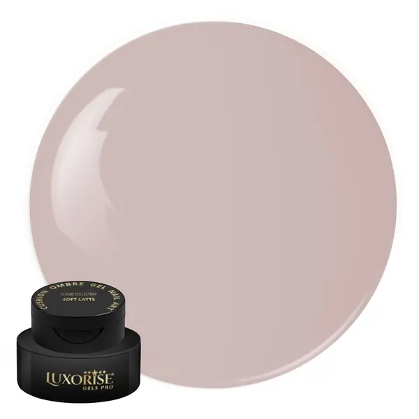 Gel UV Nail Art Babyboomer LUXORISE Cushion Ombre Classic - Soft Latte, 2ml