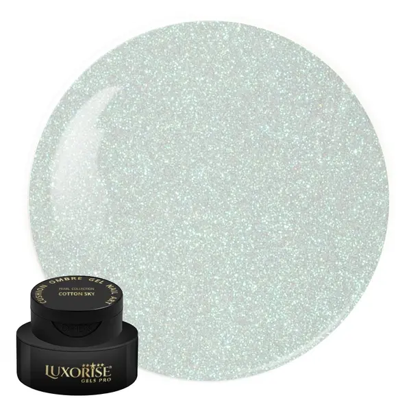 Gel UV Nail Art Babyboomer LUXORISE Cushion Ombre Pearl - Cotton Sky, 2ml