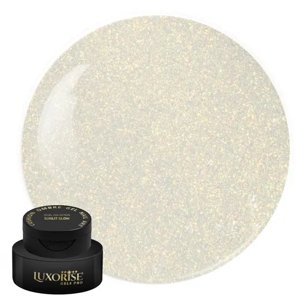 Gel UV Nail Art Babyboomer LUXORISE Cushion Ombre Pearl - Sunlit Glow, 2ml