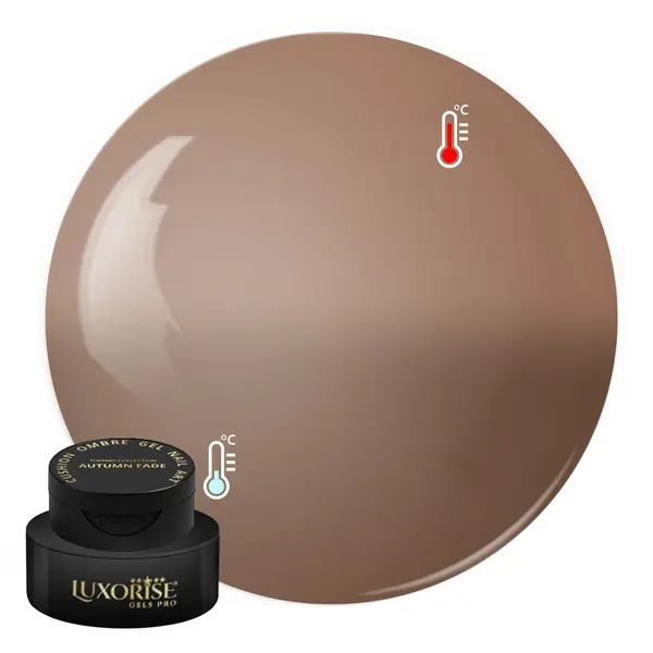 Gel UV Nail Art Babyboomer LUXORISE Cushion Ombre Thermo - Autumn Fade, 2ml