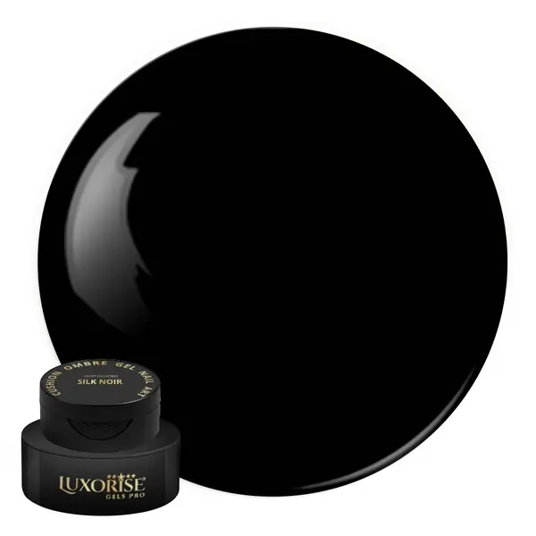 Gel UV Nail Art Babyboomer LUXORISE Cushion Ombre Velvet - Silk Noir, 2ml