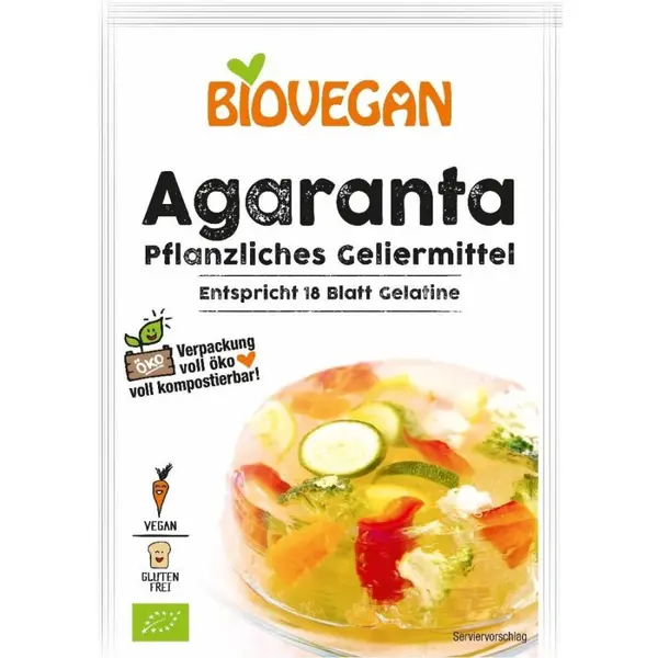 Gelatina vegetala Agaranta nativ fara gluten, eco - 18 g