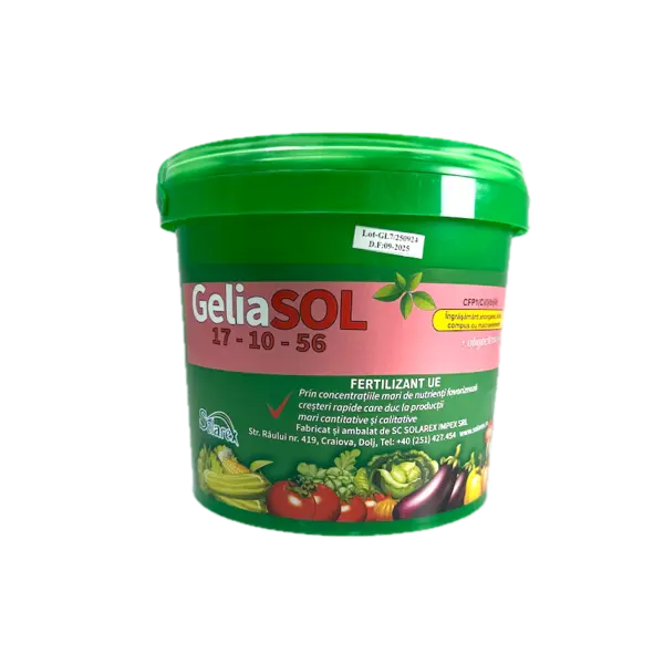 Geliasol 17-10-56+Oligoelemente 5 kg, ingrasamant fertirigare, Solarex - Default Title