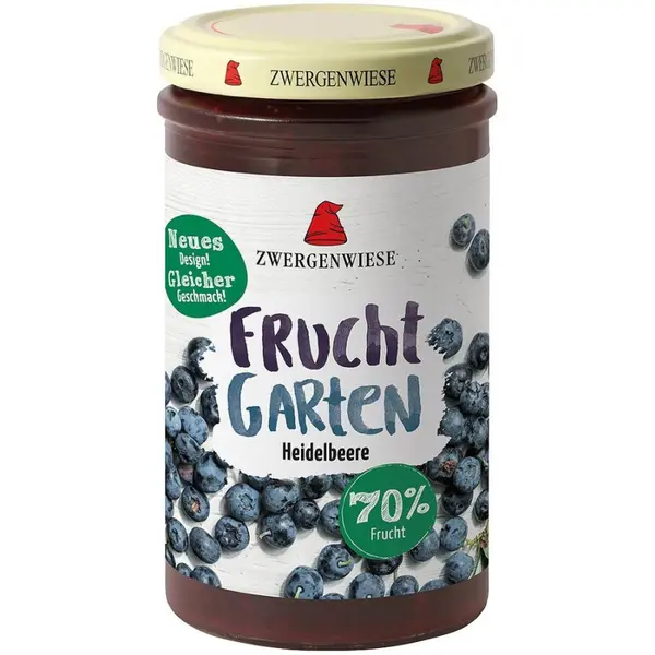 Gem de afine indulcit cu nectar de agave fara gluten, eco - 225 g