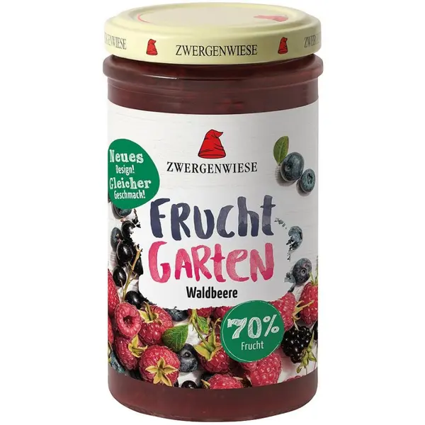 Gem de capsuni cu rubarba indulcit cu nectar de agave fara gluten, eco - 225 g