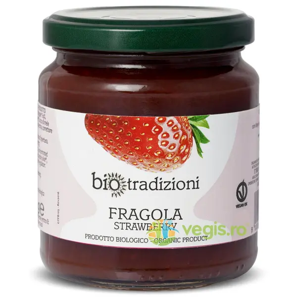 Gem de Capsuni fara Zahar Ecologic/Bio 320g