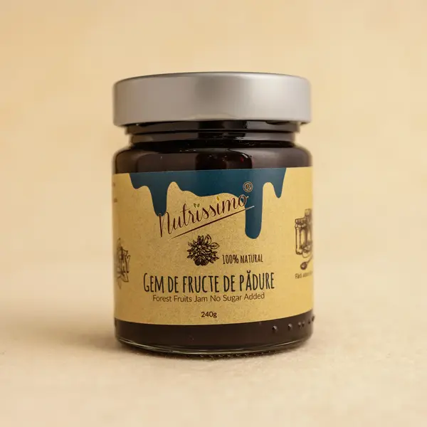 Gem de fructe de padure fara zahar 240g