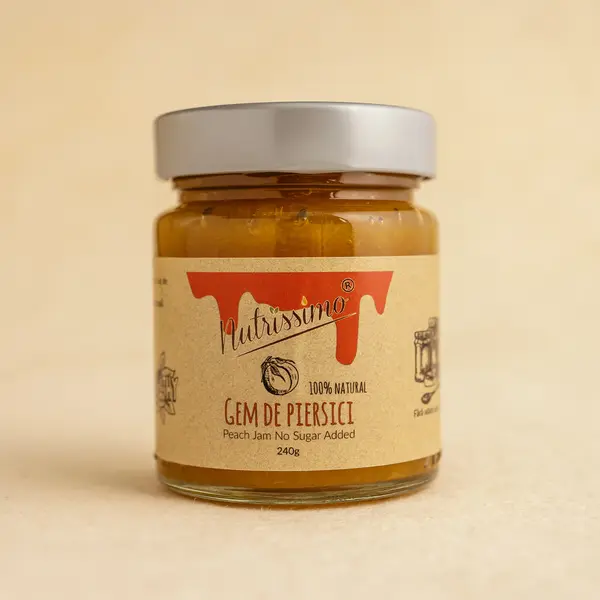 Gem de piersici fara zahar 240g
