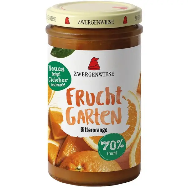 Gem de portocala amara indulcit cu nectar de agave fara gluten, eco - 225 g