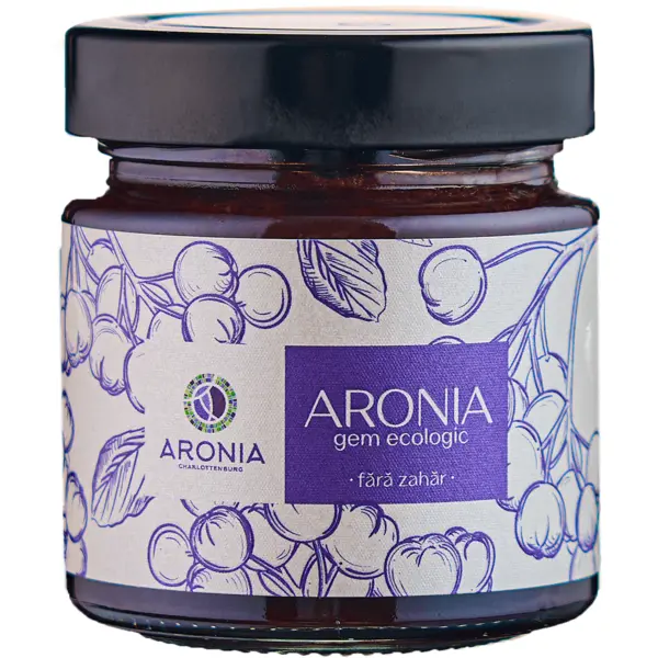 Gem Ecologic de aronia fara zahar 200 gr. Aronia Charlottenburg