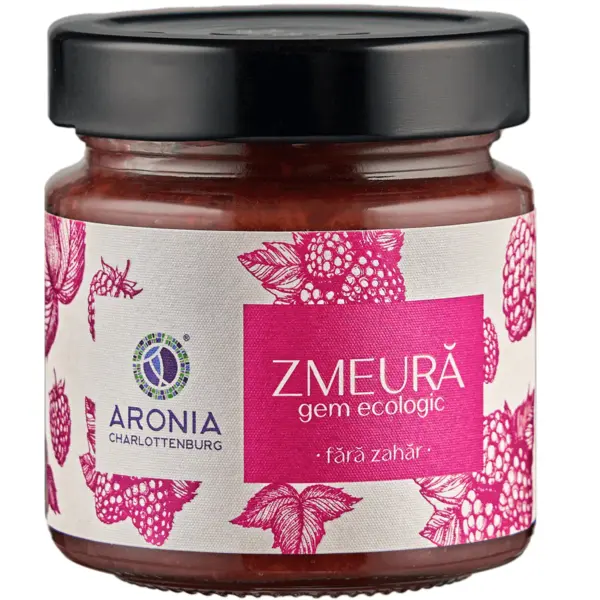 Gem Ecologic de zmeura fara zahar 200 gr. Aronia Charlottenburg