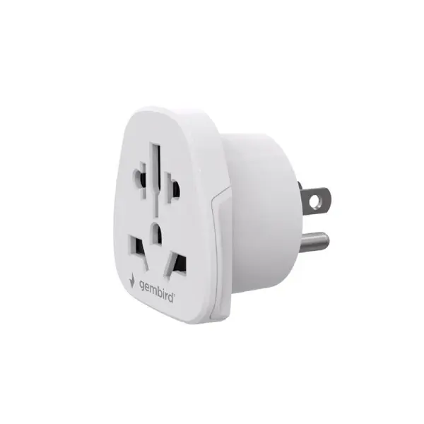 GEMBIRD Adaptor de putere Gembird A-AC-USMINTF, 10 A, pentru priza US, Alb
