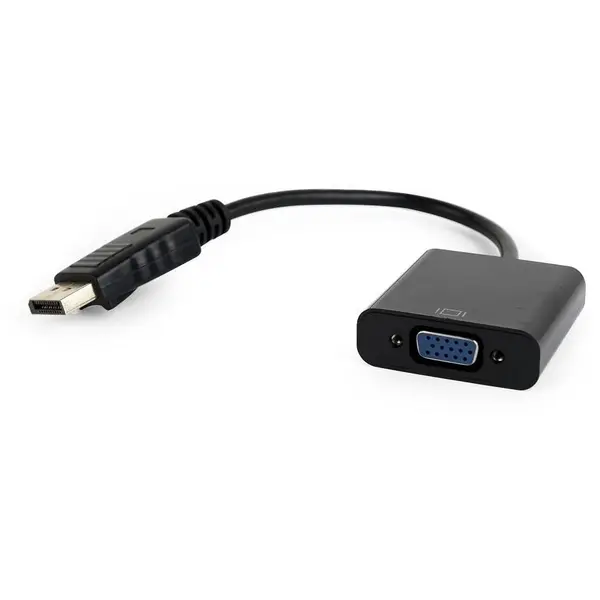 GEMBIRD Adaptor Displayport tata la VGA mama, Gembird, A-DPM-VGAF-02, negru