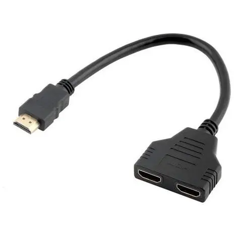 GEMBIRD Adaptor Gembird DSP-2PH4-04, HDMI A tata - 2x HDMI A mama, Negru