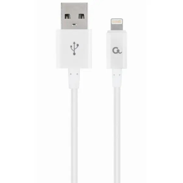 GEMBIRD Cablu alimentare si date Gembird USB 2.0 (T) la tip Lightning (T), 1m, Alb, CC-USB2P-AMLM-1M